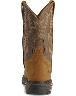 'Ariat' Men's 10" Workhog WP Soft Toe - Tan / Green -WinterWanderlust Adventures 10008633b 1024x1024@2x