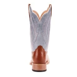'Ariat' Women's 12" Primetime Square Toe - Baby Blue Eyes / Gingersnap -WinterWanderlust Adventures 10025032 heel 1024x1024@2x
