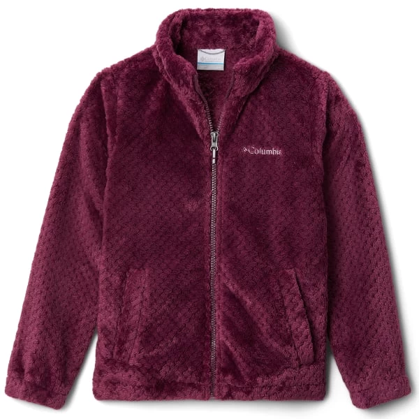 COLUMBIA Big Girls' Fluffy Fleece Full-Zip Jacket 3 COLUMBIA Big Girls' Fluffy Fleece Full-Zip Jacket