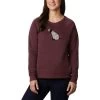 COLUMBIA Women's Hart Mountain Graphic Crewneck Sweatshirt