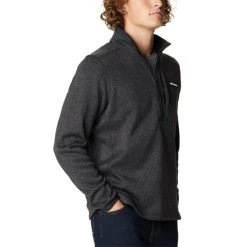 COLUMBIA Men's Sweater Weather Fleece Half Zip Pullover -WinterWanderlust Adventures 2074782 001 alt3