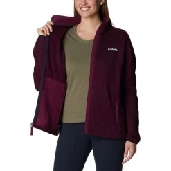 COLUMBIA Women's Sweater Weather Fleece Full Zip Jacket -WinterWanderlust Adventures 2074820 603 alt4