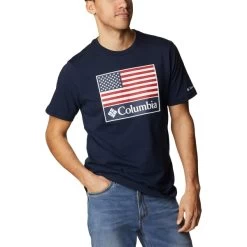 COLUMBIA Men's CSC Country Logo Short-Sleeve Tee -WinterWanderlust Adventures 2079305 402 alt3