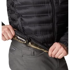 COLUMBIA Men's Pebble Peak Down Hooded Jacket -WinterWanderlust Adventures 2081969 001 alt6