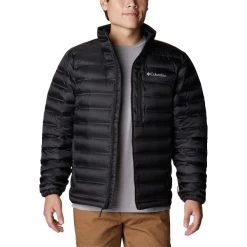 COLUMBIA Men's Pebble Peak Down Jacket -WinterWanderlust Adventures 2081970 001 alt3