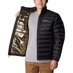 COLUMBIA Men's Pebble Peak Down Jacket -WinterWanderlust Adventures 2081970 001 alt4