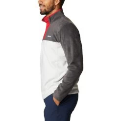 COLUMBIA Men's Steens Mountain Half-Snap Fleece Pullover -WinterWanderlust Adventures 2081972 004 alt2