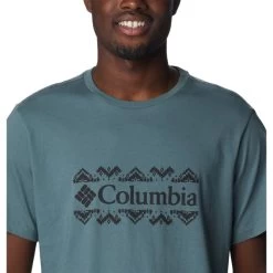COLUMBIA Men's Rockaway River Short-Sleeve Graphic Tee -WinterWanderlust Adventures 2082002 003 alt4