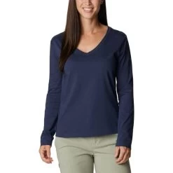 COLUMBIA Women's Sapphire Point Long-Sleeve Shirt