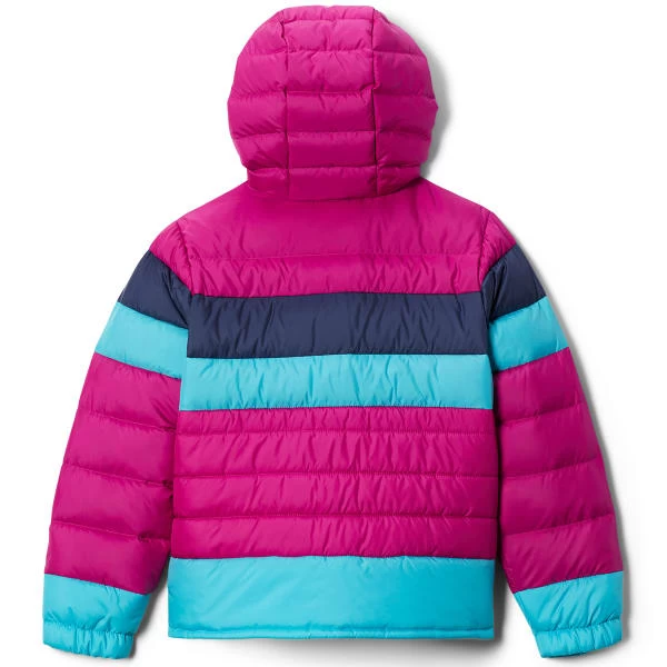 COLUMBIA Girls' Tumble Rock Down Hooded Jacket 4 COLUMBIA Girls' Tumble Rock Down Hooded Jacket - Image 2