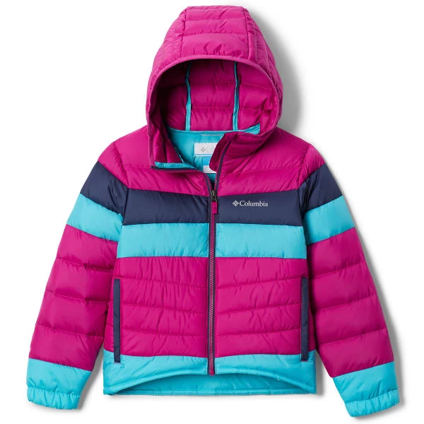 COLUMBIA Girls' Tumble Rock Down Hooded Jacket 3 COLUMBIA Girls' Tumble Rock Down Hooded Jacket