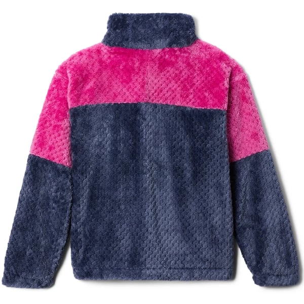 COLUMBIA Girls' Fire Side II Half-Zip Sherpa Fleece 4 COLUMBIA Girls' Fire Side II Half-Zip Sherpa Fleece - Image 2