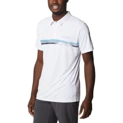 COLUMBIA Men's Hike Polo -WinterWanderlust Adventures 2085686 101 alt3