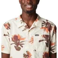 COLUMBIA Men's Pine Canyon Short Sleeve Shirt -WinterWanderlust Adventures 2085687 102 alt3