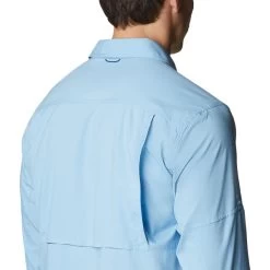 COLUMBIA Men's Silver Ridge Utility Lite Long-Sleeve Shirt -WinterWanderlust Adventures 2085689 407 alt5