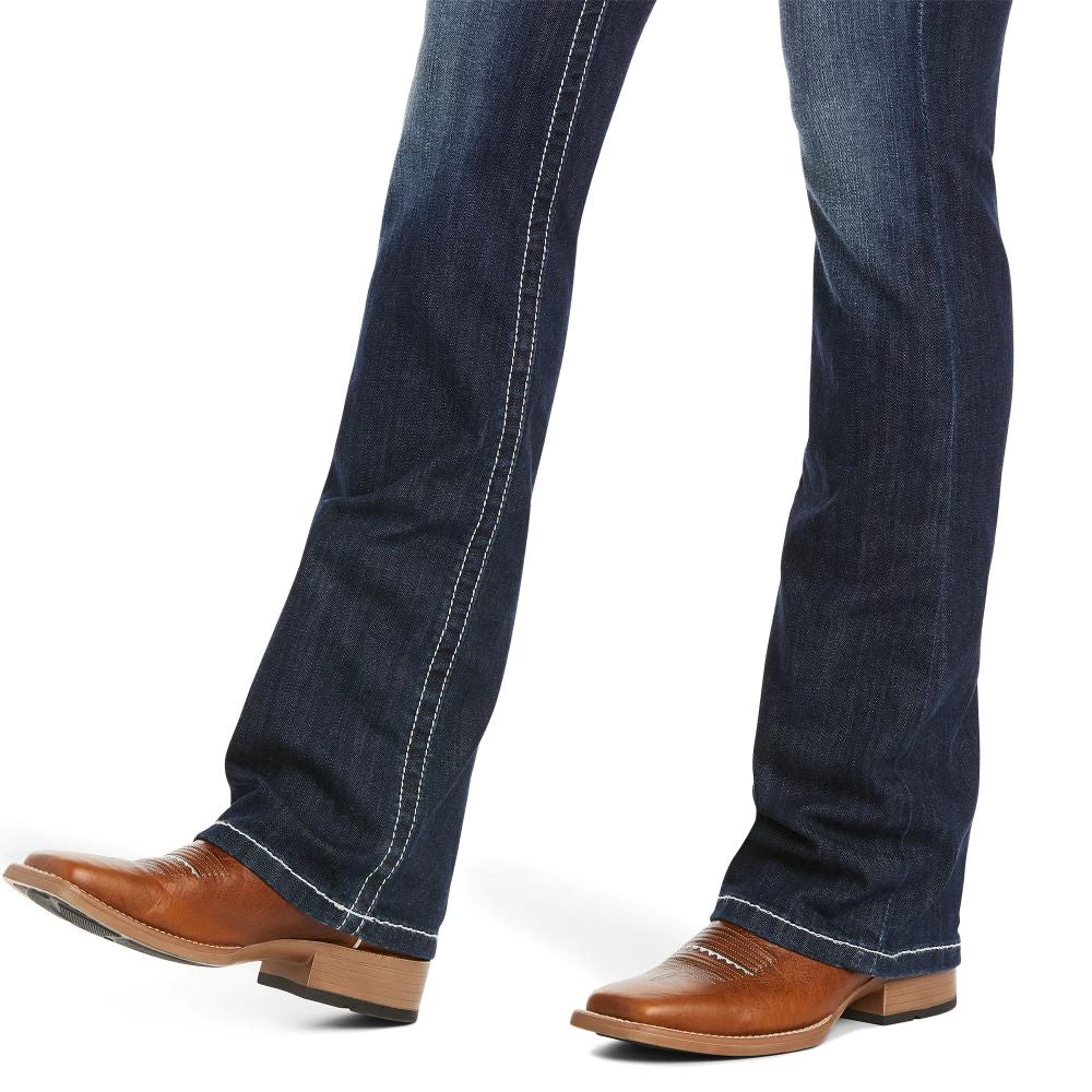 'Ariat' Women's R.E.A.L. Low Rise Stretch Rosy Whipstitch Boot Cut - Lakeshore 5 'Ariat' Women's R.E.A.L. Low Rise Stretch Rosy Whipstitch Boot Cut - Lakeshore - Image 3