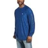 'Ariat' Men's Charger Logo Long Sleeve Tee - Cobalt Heather 2 'Ariat' Men's Charger Logo Long Sleeve Tee - Cobalt Heather -WinterWanderlust Adventures F20 MNS WEST Gaglione 10032775 front 1024x1024@2x