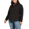 'Ariat' Women's REAL Softshell Jacket - Black