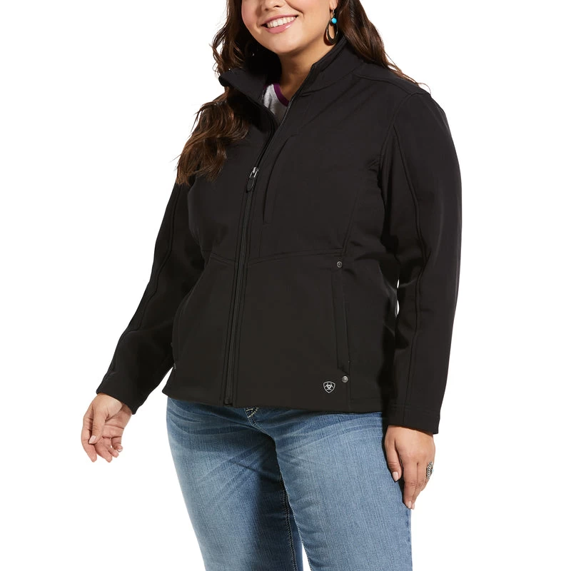 'Ariat' Women's REAL Softshell Jacket - Black 3 'Ariat' Women's REAL Softshell Jacket - Black