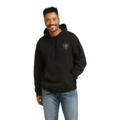 'Ariat' Men's Patriot 2.0 Sweatshirt - Black -WinterWanderlust Adventures F21 MNS WEST 10037269 front 1024x1024@2x