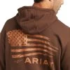 'Ariat' Men's Patriot 2.0 Hoodie - Tan / Dark Brown 2 'Ariat' Men's Patriot 2.0 Hoodie - Tan / Dark Brown -WinterWanderlust Adventures F21 MNS WEST 10037270 detail01 1024x1024@2x