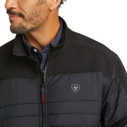 'Ariat' Men's Elevation Insulated Jacket - Black -WinterWanderlust Adventures F21 MNS WEST 10037500 detail03 d12dec36 301c 409f a819 ea110a5b4777 1024x1024@2x