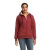 'Ariat' Women's Sherpa Full Zip Hoodie - Rhubarb -WinterWanderlust Adventures F21 WMS WEST 10037930 front 1024x1024@2x