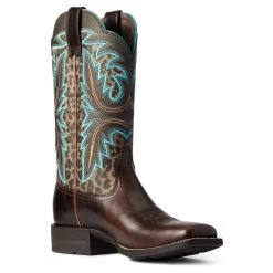 'Ariat' Women's Lonestar Square Toe - Brown -WinterWanderlust Adventures F21 WMS WEST 10038276 medial 1024x1024@2x