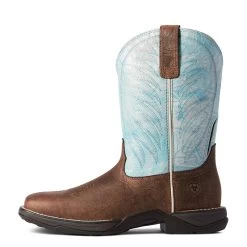 'Ariat' Women's Anthem 2.0 Square Toe - Mahogany / Ombre Blue