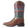 'Ariat' Women's Round Up Square Toe - Brown / Serape -WinterWanderlust Adventures F21 WMS WEST 10038421 side 1024x1024@2x