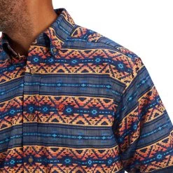 'Ariat' Men's Nikolai Stretch Button Down - Blue Chambray 6 'Ariat' Men's Nikolai Stretch Button Down - Blue Chambray -WinterWanderlust Adventures F22 MNS WEST 10041560 detail01 1024x1024@2x