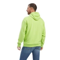 'Ariat' Men's Southwest Hoodie - Macaw Green -WinterWanderlust Adventures F22 MNS WEST 10041721 back 1024x1024@2x