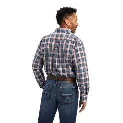 'Ariat' Men's Pro Series Francois Stretch Classic Fit Button Down - White -WinterWanderlust Adventures F22 MNS WEST 10041739 back 1024x1024@2x