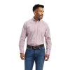 'Ariat' Men's Pro Series Filmore Classic Fit Button Down - Lilac -WinterWanderlust Adventures F22 MNS WEST 10041744 front 1024x1024@2x