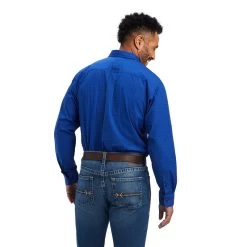'Ariat' Men's Pro Series Bentley Classic Fit Button Down - Royal Blue 7 'Ariat' Men's Pro Series Bentley Classic Fit Button Down - Royal Blue -WinterWanderlust Adventures F22 MNS WEST 10041761 back 1024x1024@2x