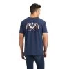 'Ariat' Men's Chimayo Graphic T-Shirt - Navy Heather 1 'Ariat' Men's Chimayo Graphic T-Shirt - Navy Heather -WinterWanderlust Adventures F22 MNS WEST 10042193 back 1024x1024@2x