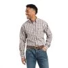 'Ariat' Men's Pro Seriesâ„¢ Wynn Fitted Button Down - White / Grey 1 'Ariat' Men's Pro Seriesâ„¢ Wynn Fitted Button Down - White / Grey -WinterWanderlust Adventures F22 MNS WEST 10042265 front 1024x1024@2x