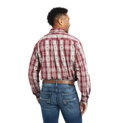 'Ariat' Men's Pro Series™ Wilfred Classic Fit Button Down - Snow Bunting -WinterWanderlust Adventures F22 MNS WEST 10042276 back 1024x1024@2x