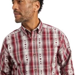 'Ariat' Men's Pro Series™ Wilfred Classic Fit Button Down - Snow Bunting -WinterWanderlust Adventures F22 MNS WEST 10042276 detail01 1024x1024@2x