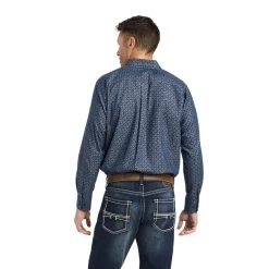 'Ariat' Men's Team Cassius Classic Fit Button Down - Capri Blue 7 'Ariat' Men's Team Cassius Classic Fit Button Down - Capri Blue -WinterWanderlust Adventures F22 MNS WEST 10042358 back 1024x1024@2x