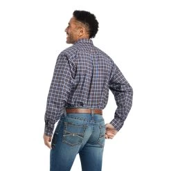 'Ariat' Men's Pro Series Giacomo Stretch Classic Fit - Estate Blue -WinterWanderlust Adventures F22 MNS WEST 10042376 back 1024x1024@2x