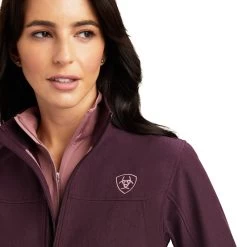 'Ariat' Women's New Team Softshell Jacket - Mulberry Heather 9 'Ariat' Women's New Team Softshell Jacket - Mulberry Heather -WinterWanderlust Adventures F22 WMS ENGL 10041279 detail01 1024x1024@2x