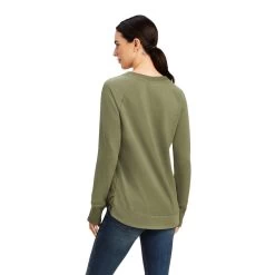 'Ariat' Women's Benicia Sweatshirt - Four Leaf Clover -WinterWanderlust Adventures F22 WMS ENGL 10041316 back 1024x1024@2x
