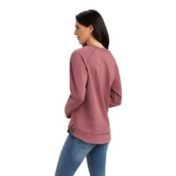 'Ariat' Women's Benicia Sweatshirt - Wild Ginger -WinterWanderlust Adventures F22 WMS ENGL 10041317 back 1024x1024@2x