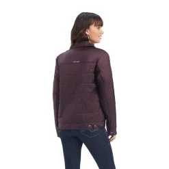 'Ariat' Women's Puffer Trucker Insulated Jacket - Mulberry Wine 12 'Ariat' Women's Puffer Trucker Insulated Jacket - Mulberry Wine -WinterWanderlust Adventures F22 WMS WEST 10041402 back 1024x1024@2x