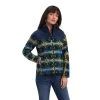 'Ariat' Women's Prescott Insulated Fleece Jacket - Navy Sonoran Print -WinterWanderlust Adventures F22 WMS WEST 10041818 front 1024x1024@2x