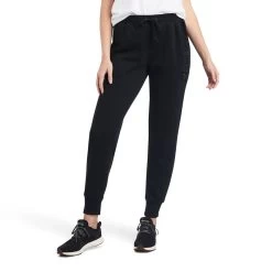 'Ariat' Women's R.E.A.L. Sequin Jogger Sweatpants - Black