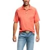 'Ariat' Men's Charger Polo Shirt - Coral Fan 1 'Ariat' Men's Charger Polo Shirt - Coral Fan -WinterWanderlust Adventures S19 MNS WEST Gaglione 10026473 front 1024x1024@2x
