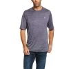 'Ariat' Men's Charger Basic T-Shirt - Graystone -WinterWanderlust Adventures S20 MNS WEST Gaglione 10030743 front 1024x1024@2x