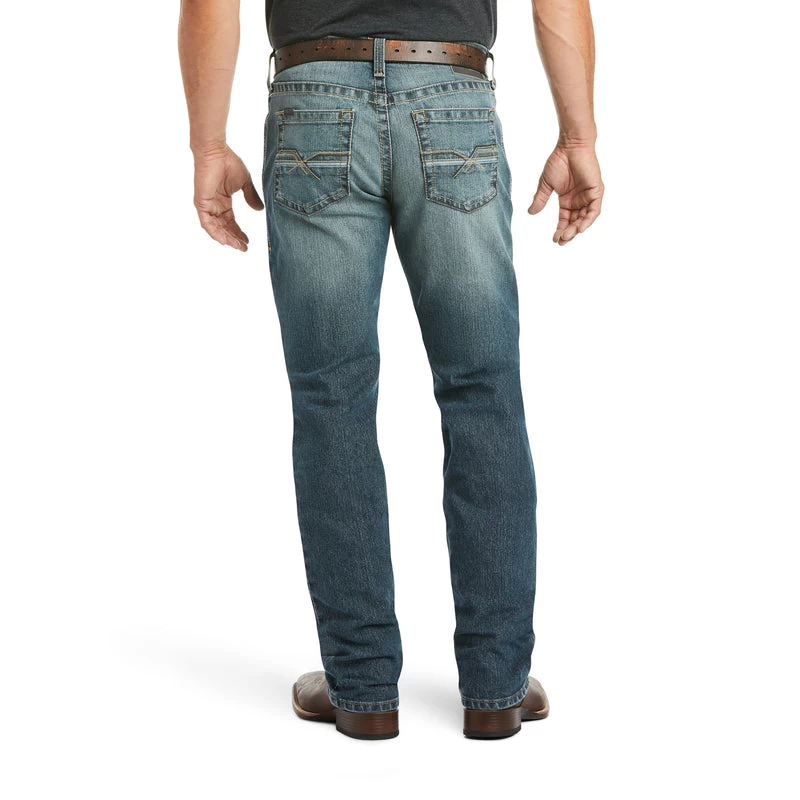'Ariat' Men's M4 Low Rise Stretch Stockton Stackable Straight - Kentucky 4 'Ariat' Men's M4 Low Rise Stretch Stockton Stackable Straight - Kentucky - Image 2